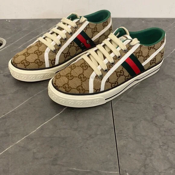 Gucci Brown and Green Sneakers - Picture 4 of 4
